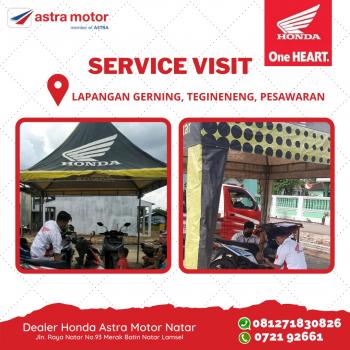 Ahass Astra Motor Natar Hadir Kembali Service Visit di Lapangan Gerning